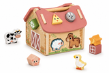 Tooky Toy Farmhouse Shape Sorter Barn
