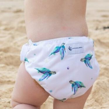 Anchor & Arrow Sea Turtle Reusable Swim Nappy (Assorted Sizes)