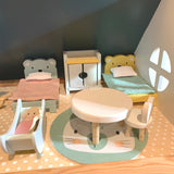 Tender Leaf Toys Dolls House Furniture - Children's Room 14pc
