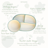 Soothe & Feed Two-Tone Bowl & Plate Set