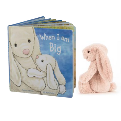 Jellycat Bashful Bunny Book & Toy Set