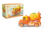 Wanborns Wooden Mixer Truck with Blocks Sound and Light