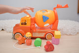 Wanborns Wooden Mixer Truck with Blocks Sound and Light