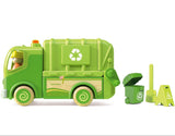 Wanborns Wooden Recycle Truck with Sound and Light