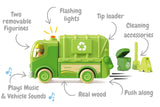 Wanborns Wooden Recycle Truck with Sound and Light