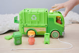 Wanborns Wooden Recycle Truck with Sound and Light