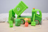 Wanborns Wooden Recycle Truck with Sound and Light