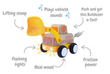 Wanborns Friction Construction Bulldozer with Sound and Light