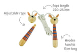 Koala Dream Adjustable Wooden Skipping Rope Kangaroo