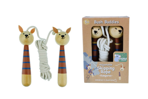 Koala Dream Adjustable Wooden Skipping Rope Kangaroo