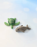 Waru and Dhangal – Sea Turtle & Dugong Finger Puppets Set