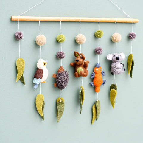 Tara Treasures Baby Mobile Hanging - Australian Animals