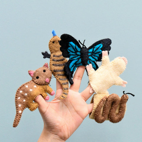 Tara Treasures Finger Puppets - Australian Animals F (5pc)