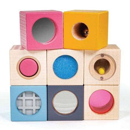 Bigjigs FSC Sensory Blocks 8pc