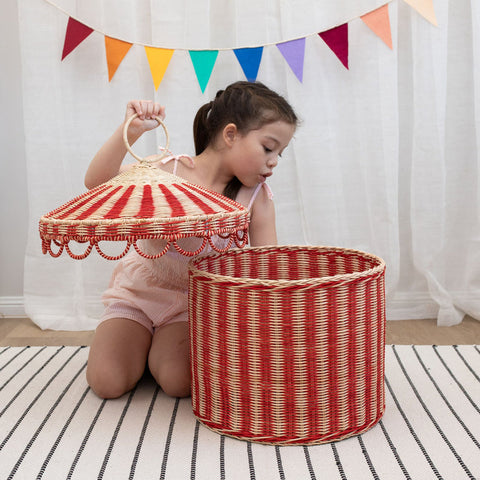 Olli Ella Circus Tent Toy Basket Large