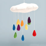 Tara Treasures 3D Cloud Mobile with Colourful Raindrops