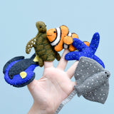 Tara Treasures Finger Puppets - Australian Coral Reef (5pc)