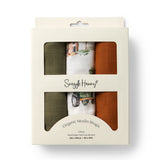Snuggle Hunny Organic Muslin Wraps 3pk (Assorted Styles)