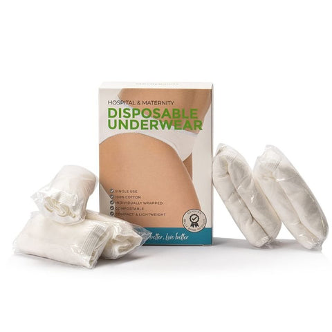 Belly Bands Disposable Cotton Underwear (Size 12-14) 5pk