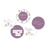 Snuggle Hunny Reversible Milestone Cards (Assorted Colours)