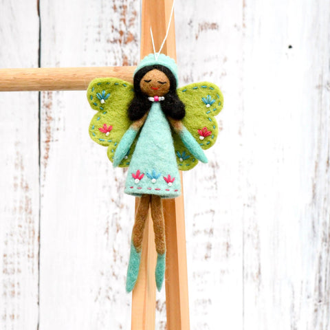 Tara Treasures Felt Fairy Hanging