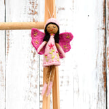 Tara Treasures Felt Fairy Hanging