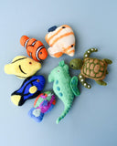 Tara Treasures Felt Coral Reef Fish Toys Set