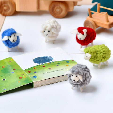 Tara Treasures Felt Sheep Toys Set (5 Pcs)