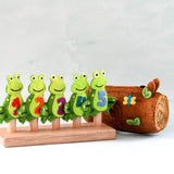 Tara Treasures Finger Puppets - 5 Little Speckled Frogs with Log Bag (6pc)