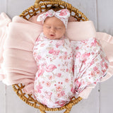Snuggle Hunny Jersey Wrap & Topknot Set (Assorted Patterns)