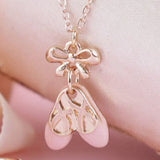 Lauren Hinkley Necklace - Ballet Slippers