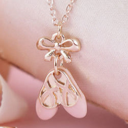 Lauren Hinkley Necklace - Ballet Slippers