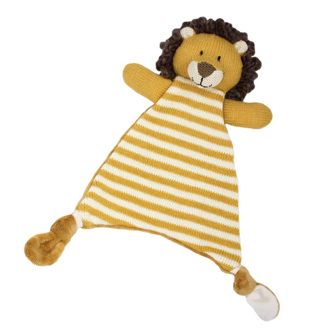 Lily & George Stripey Comforter - Arthur Lion