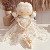 Alimrose Willow Fairy Doll 38cm Ivory Gold Star