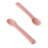 Snuggle Hunny Silicone Cutlery Set (Rose)