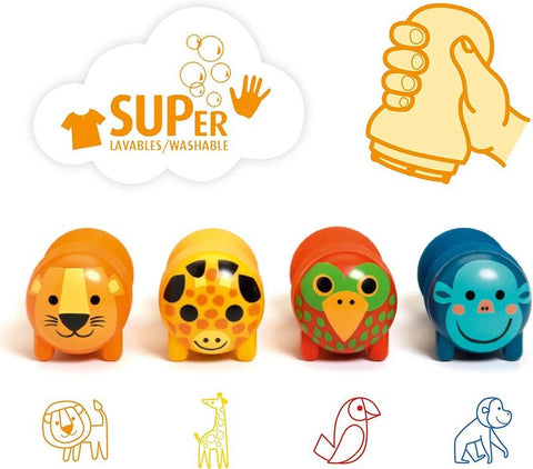 Djeco Self-Inking Stamps - Savannah Animals