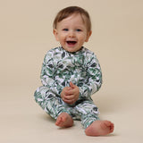 Snuggle Hunny Evergreen Snugglesuit Convertible Romper