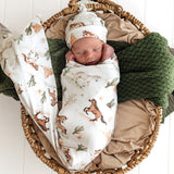Snuggle Hunny Jersey Wrap & Beanie Set (Assorted Patterns)