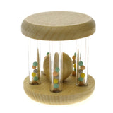 Kaper Kidz Wooden Roller Rattle with Beads