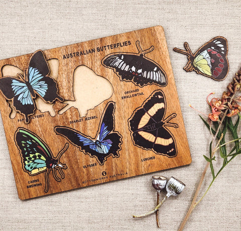 Buttonworks Australian Butterfly Puzzle
