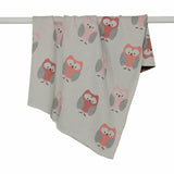 DLUX Owls Baby Blanket