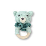 DLUX Teddy Knitted Teether Rattle