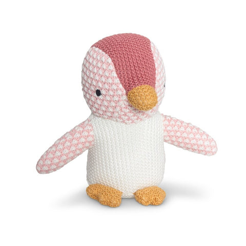 DLUX Pingu Knitted Rattle Toy