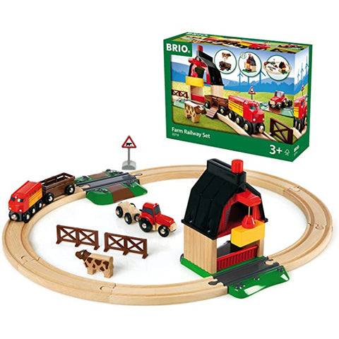 BRIO Farm Railway Set 20pc