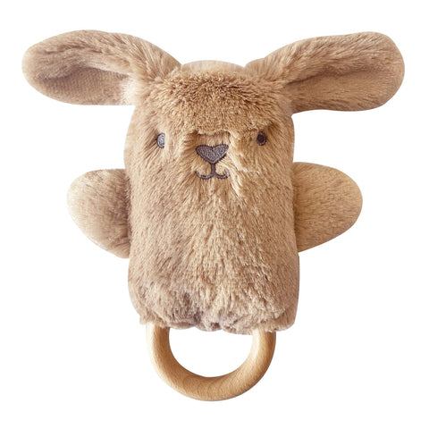 OB Designs Soft Rattle Toy Bailey Bunny