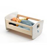 Djeco Pomea Blue Night Rocking Doll Bed