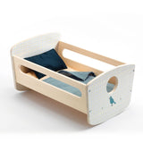 Djeco Pomea Blue Night Rocking Doll Bed
