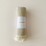Bow Collective Cotton Fringe Swaddle Wrap
