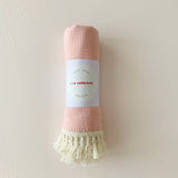 Bow Collective Cotton Fringe Swaddle Wrap