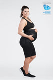 SRC Pregnancy Shorts Over Bump